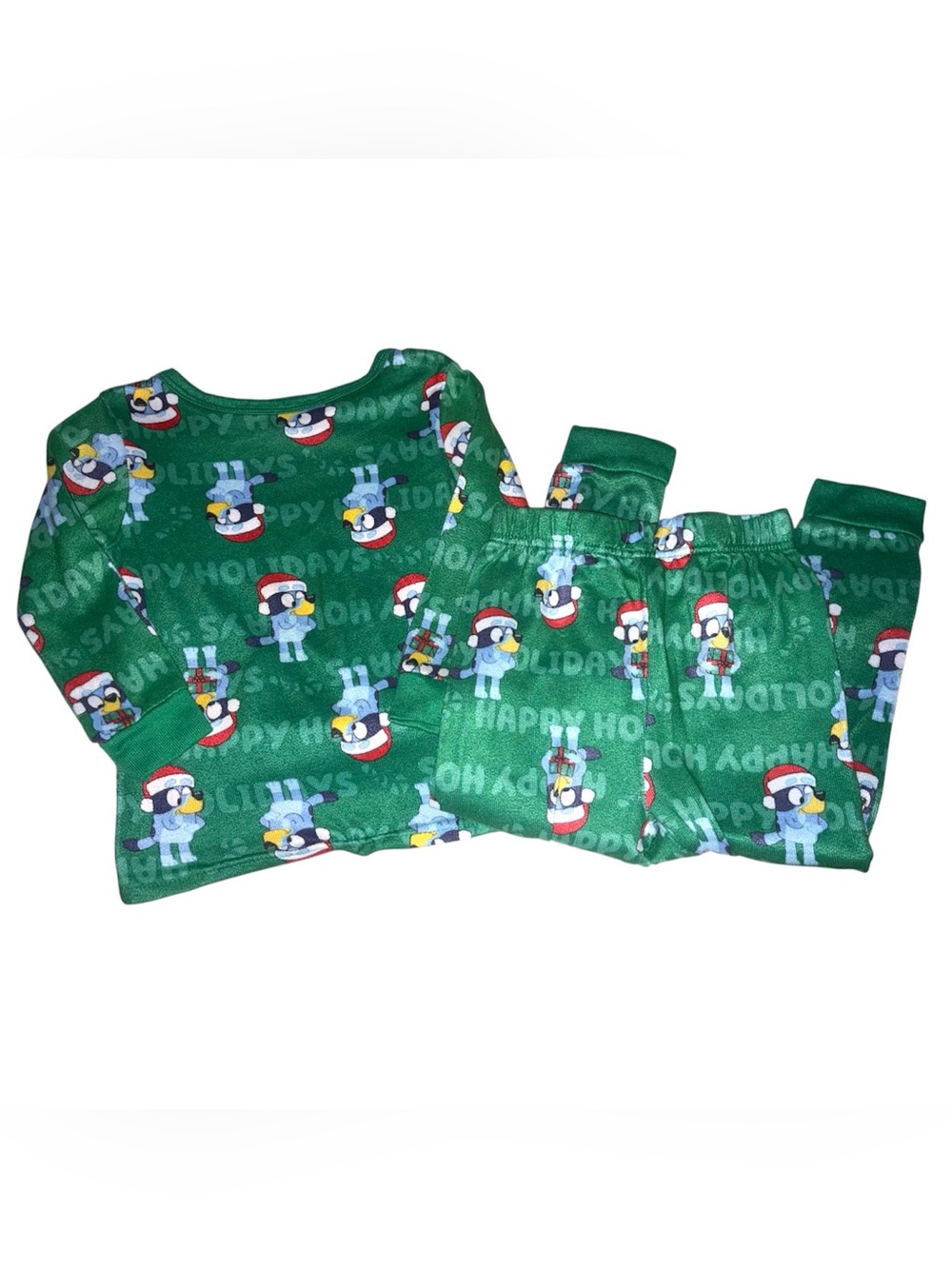 Kids Bluey Holiday Pajama Set
